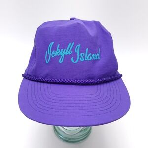 Jekyll Island‎ Hat Cap Snapback Trucker Rope Indigo Purple Quick Dry Cobra Caps